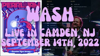 Pearl Jam - Wash - Live in Camden, NJ 09/14/2022 - Freedom Mortgage Pavilion