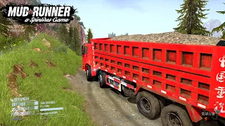 spintires dump truck off road | whit graphics hd |1080p 60fps