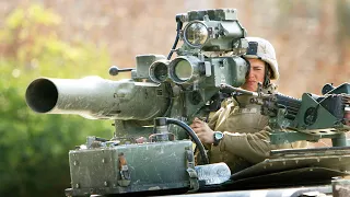 US Army BGM-71 TOW Anti-Tank Missile System at Exercise in the United States