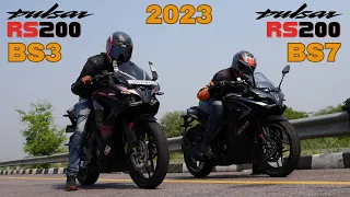 2023 Bajaj Pulsar RS200 BS7 vs RS200 BS3 Drag Race