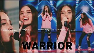 Singer 15-Year-Old Performs "Warrior' by Demi Lovato || Makayla Phillips || Lover vs loser #Shorts