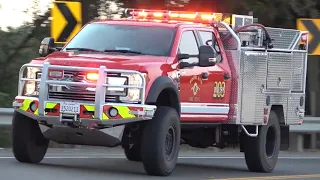 Large Grass Fires! Wildland Fire Trucks Responding Compilation Part 3