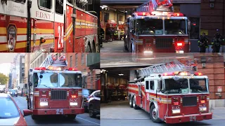 *FDNY PA300 SPARE & ONE SHOT!* Ladder 24 "Midtown Madness" Responds to two runs in Midtown Manhattan