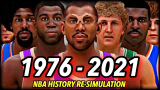 I Reset The NBA To 1976 & Re-Simulated ALL OF NBA HISTORY | CHAPTER 1: THE BEGINNING