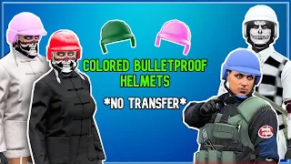 GTA Colored Bullet Proof Helmets Glitch! - 3 Glitches To Get GTA Colored Helmets!