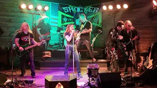 The Dead Aces-Dusty Rose- R A T T-R o u n d & R o u n d.At Brewskys Okc4 26 24. Video by Tom Hall