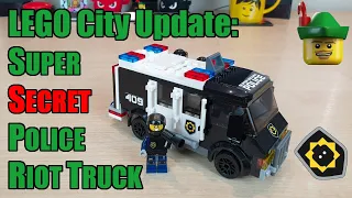 LEGO City Update - Super Secret Police Riot Truck MOC 60008 👮‍♂️👮‍♀️🚨🏹