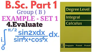 Integrate 0 to π/2 sin2xdx/sin^4x+cos^4x