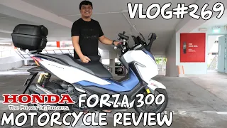 Vlog#269 Honda Forza 300 Motorcycle Review Singapore