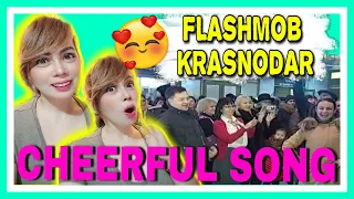 FLASH MOB AT THE STATION OF KRASNODAR «Криница» «А я все дивлюся, де моя Маруся» RUSSIA REACTION♥️🇷🇺