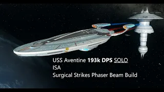 USS Aventine Solos the Borg at the conduit without dying on Advanced, 193k DPS.