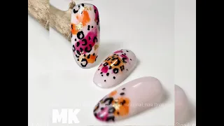 МК ногти ▪️ Быстрый дизайн леопард