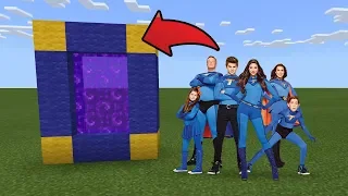 How To Make a Portal to the Thundermans Dimension in MCPE (Minecraft PE)