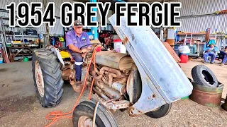 1954 TEA20 Grey Ferguson Restoration Project | Dad's Grey Fergie | Vlog 230