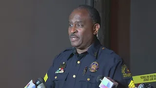 Dallas Police Hold News Conference On Officer-Involved Shooting At Apple Store