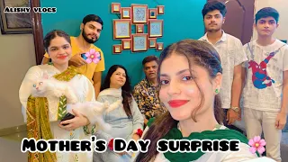 Mother’s day  surprise to mom😍 | little efforts 🌸 |bhen ki dost ki dholki🌼|Alishy Vlogs✨