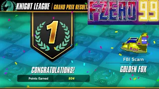 F Zero 99 Knight Grand Prix Victory #1 Golden Fox Mute City, Silence Wins Nintendo Switch Online
