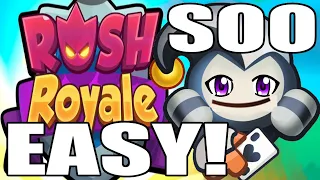 NEW, EASY, *ZERO IQ* Best Deck in Rush Royale!