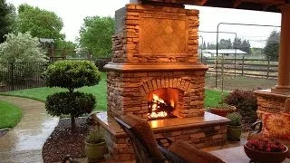DIY Outdoor Fireplace Project