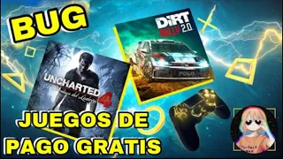 NUEVO BUG DE PS4-PS5 !!COMO TENER JUEGOS DE PAGO GRATIS!!