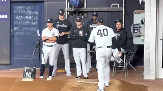 Luis severino pregame tosses ⚾️⚾️⚾️ 🔥🔥🔥🐐🐐⬅️📰🗞➡️