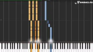 Кузя - Шняга Шняжная Piano Tutorial  (Synthesia + Sheets + MIDI)