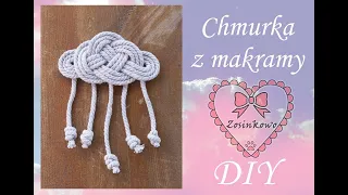 Chmurka z makramy - macrame claud