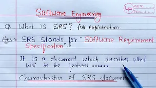 SRS in Software Engineering | Learn Coding