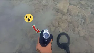 I Found a Rolex Underwater ( Metal Detecting With The Pulsedive )