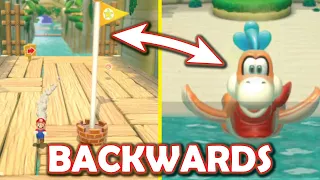 I made Plessie's Plunging Falls BACKWARDS in Super Mario 3D World!