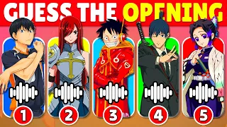 ⭐ GUESS 40 ANIME OPENINGS ⭐🎵 | Anime Quiz 🔥