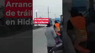 Tres muertos por accidente en arrancones de tráileres en Hidalgo #nmas #shorts #hidalgo