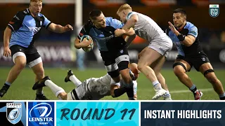 Cardiff Rugby v Leinster | Instant Highlights | Round 11 | United Rugby Championship 2023/24