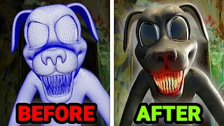 BEFORE & AFTER: Cartoon Dog - Never Run (Horror Skunx)
