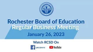Public Hearing & January Board Business Meeting | January 26, 2023
