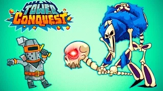 Tower Conquest a Cartoon like Game for kids about fighting and battle with evil MONSTERS