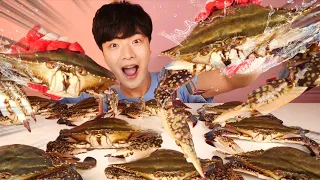 ENG SUB)Amazing Big Spicy Crab Steamed+Bibimbap Eat Mukbang🦀Korean Seafood ASMR 후니 Hoony Eatingsoun