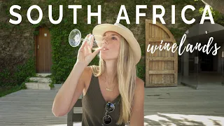 INCREDIBLE EXPERIENCE IN SOUTH AFRICAN WINELANDS - Franschhoek, Stellenbosch | Garden Route (part 2)