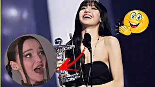 Dove Cameron and Jack Harlow reaction on Lisa's VMA's win