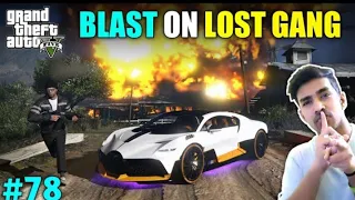 TECHNO GAMERZ | DESTROYED LOST GANG BASE | GTA V GAMEPLAY #78