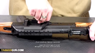 How to attach and adjust the mount for AK - Airsoft Manuals