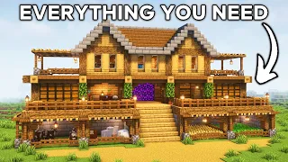 Minecraft: Ultimate Survival House Tutorial🏠