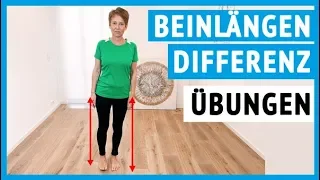 Beinlängendifferenz korrigieren - Mit diesen 2 Übungen (einfach)