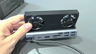 Lenovo Legion Go - Docking Station :). Dual Fan Cooler