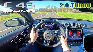 NEW! 2023 Mercedes AMG C43 | 2.0 TURBO ELECTRIFIED | POV Test Drive