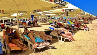 【4K】BEACH WALK MAMAIA 2020, Sunny Beach Vacation Vlog - Plaja Mamaia, Constanta Romania