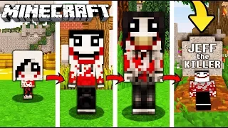 ŻYCIE JEFF THE KILLER W MINECRAFT || OD NARODZIN DO ŚMIERCI