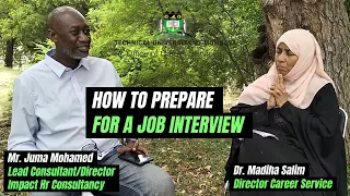 How to prepare for a job interview - Technical University of Mombasa