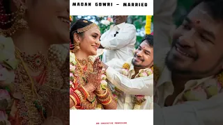 Madan Gowri Marriage Video #Madangowri #shorts #Madangowriwedding