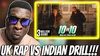 American Rapper Reacts To | KR$NA Ft. French The Kid - 10 PE 10 | (Indian Drill) 🇮🇳🇬🇧